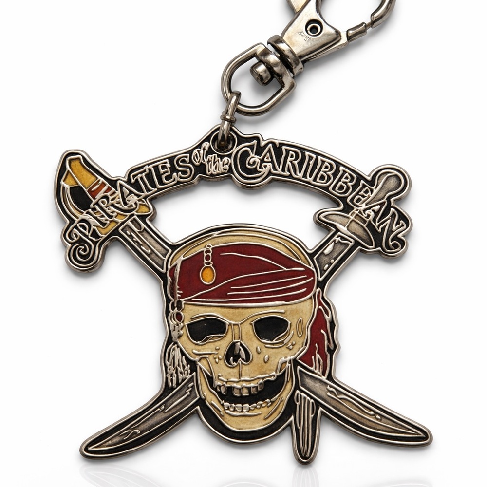 Disney Pirates of the Caribbean Skull Keychain